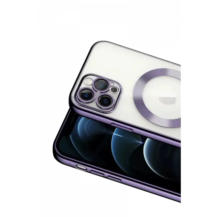 Newface iPhone 13 Pro Kılıf Kross Magneticsafe Kapak - Mor