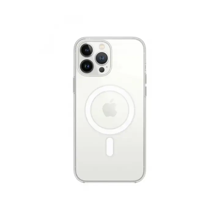 Newface Apple iPhone 13 Pro Kılıf Magneticsafe Şeffaf Silikon - Şeffaf
