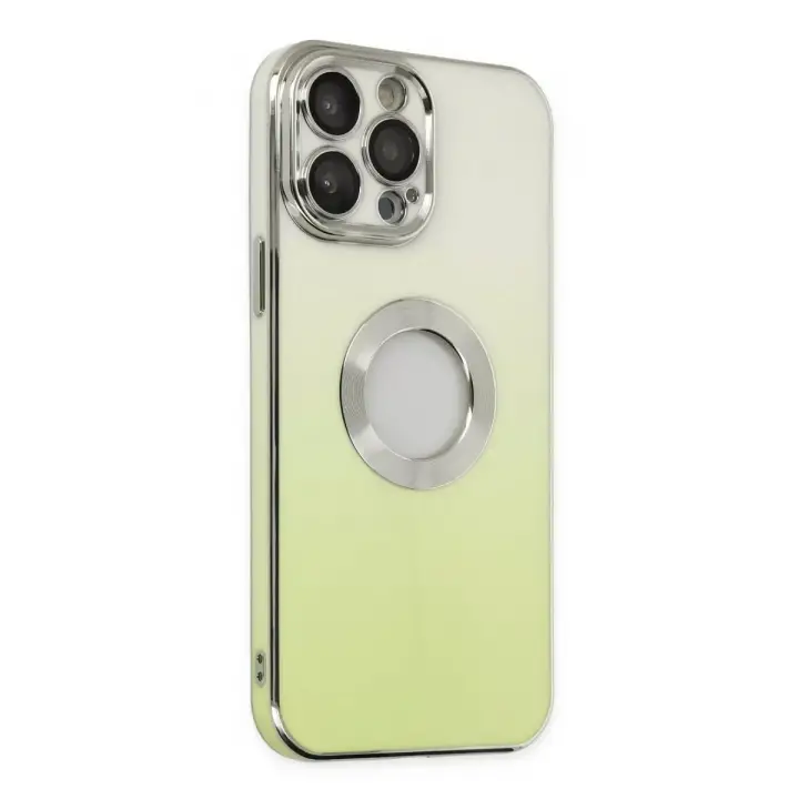 Newface Apple iPhone 13 Pro Max Kılıf Best Silikon - Yeşil