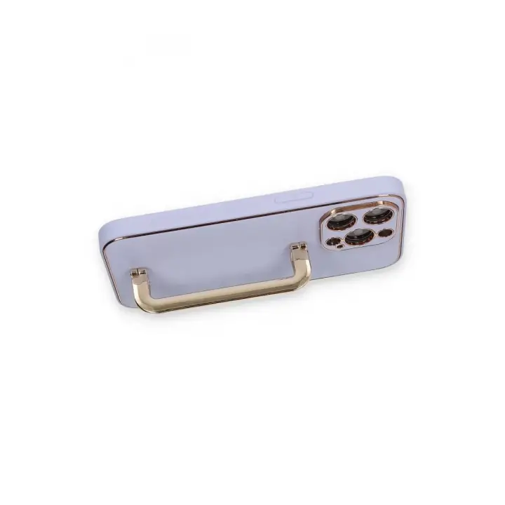 Newface Apple iPhone 13 Pro Max Kılıf Coco Elit Kapak - Lila