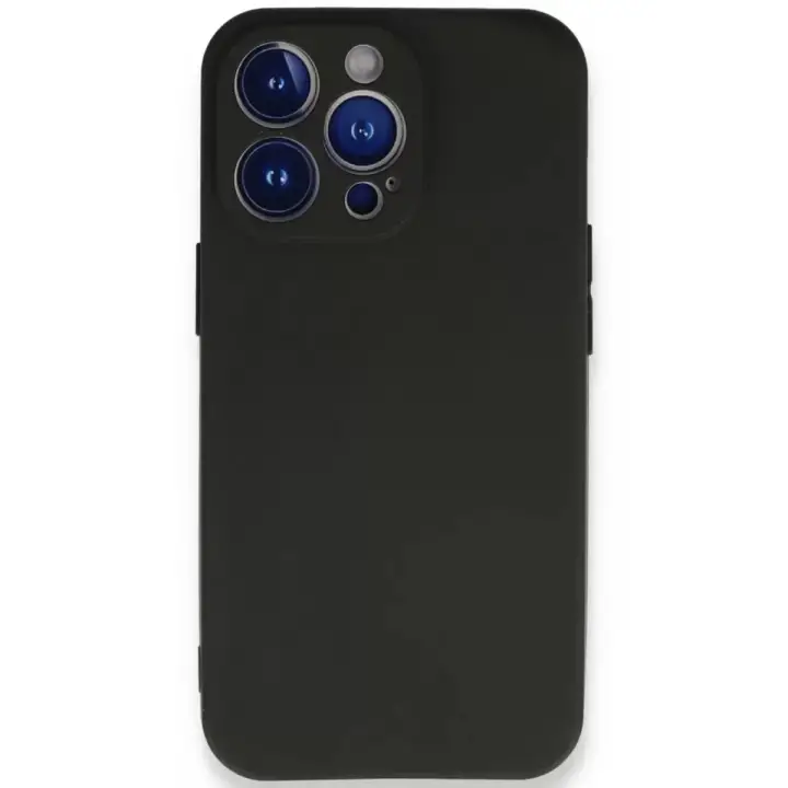 Newface Apple iPhone 13 Pro Max Kılıf First Silikon - Siyah