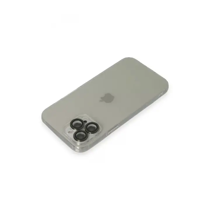Newface Apple iPhone 13 Pro Max Kılıf Luko Lens Silikon - Yeşil
