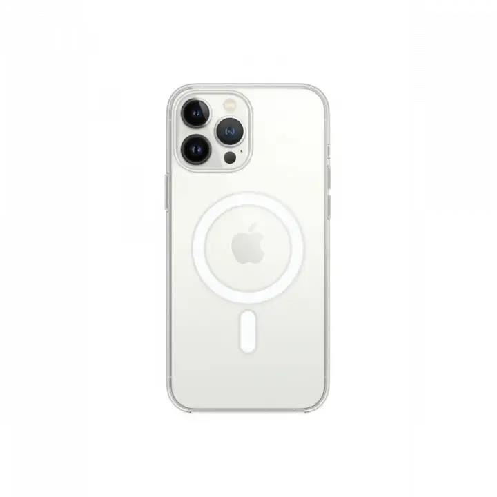 Newface iPhone 13 Pro Max Kılıf Magneticsafe Şeffaf Silikon - Şeffaf