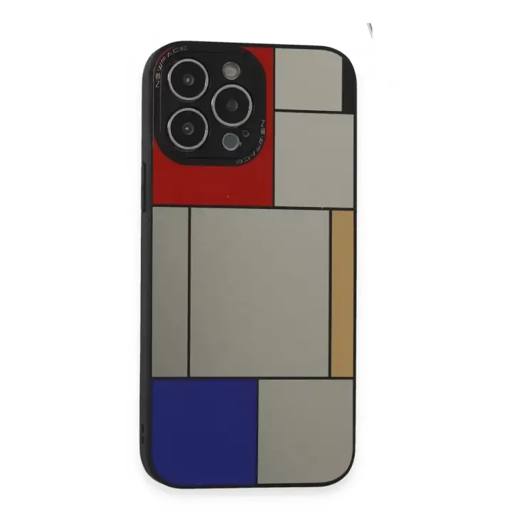 Newface Apple iPhone 13 Pro Max Kılıf Mirror Desenli Kapak - Mirror - 9