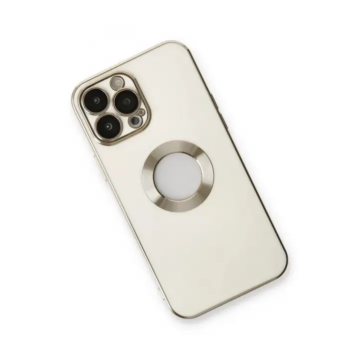 Newface iPhone 13 Pro Max Kılıf Store Silikon - Beyaz