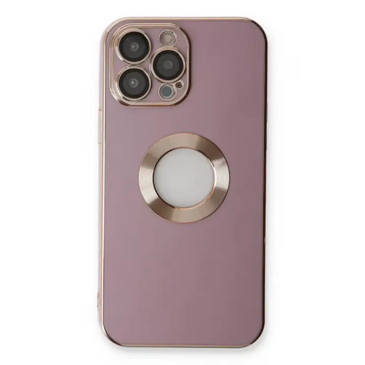 Newface iPhone 13 Pro Max Kılıf Store Silikon - Mor