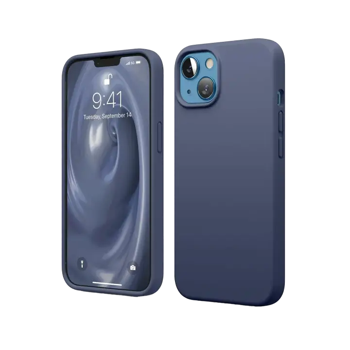 Newface iPhone 14 Kılıf First Silikon - Lacivert