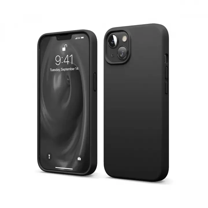 Newface iPhone 14 Kılıf First Silikon - Siyah