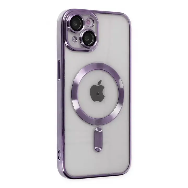 Newface Apple iPhone 14 Kılıf Kross Magneticsafe Kapak - Mor