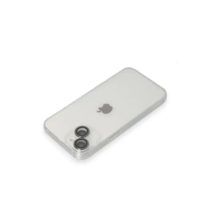 Newface iPhone 14 Kılıf Luko Lens Silikon - Siyah