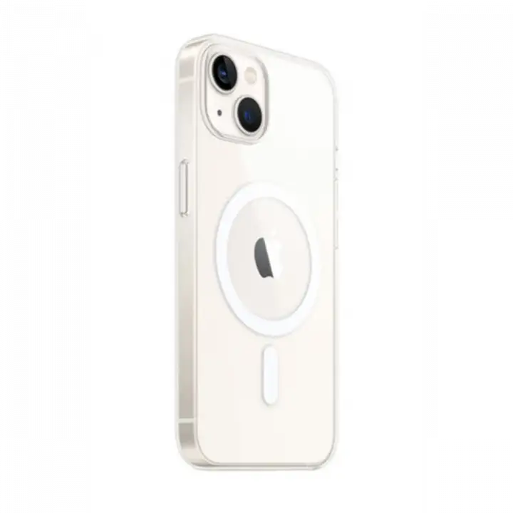Newface iPhone 14 Kılıf Magneticsafe Şeffaf Silikon - Şeffaf