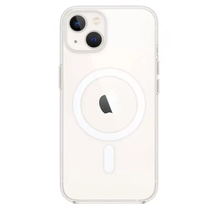 Newface Apple iPhone 14 Kılıf Pc Real Magsafe Kapak - Şeffaf