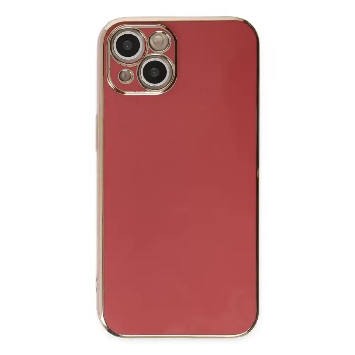 Newface Apple iPhone 14 Kılıf Volet Silikon - Kırmızı