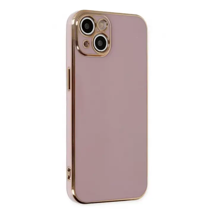 Newface Apple iPhone 14 Kılıf Volet Silikon - Mor