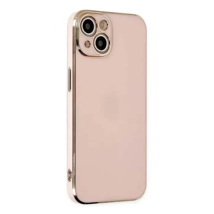 Newface Apple iPhone 14 Kılıf Volet Silikon - Pembe