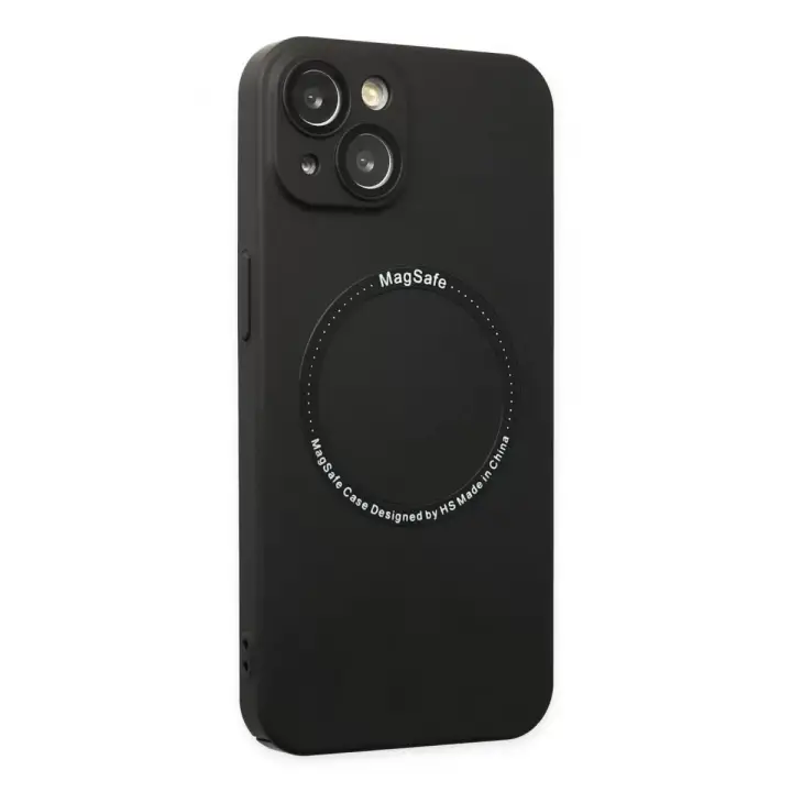 Newface Apple iPhone 14 Plus Kılıf Jack Magneticsafe Lens Silikon - Siyah