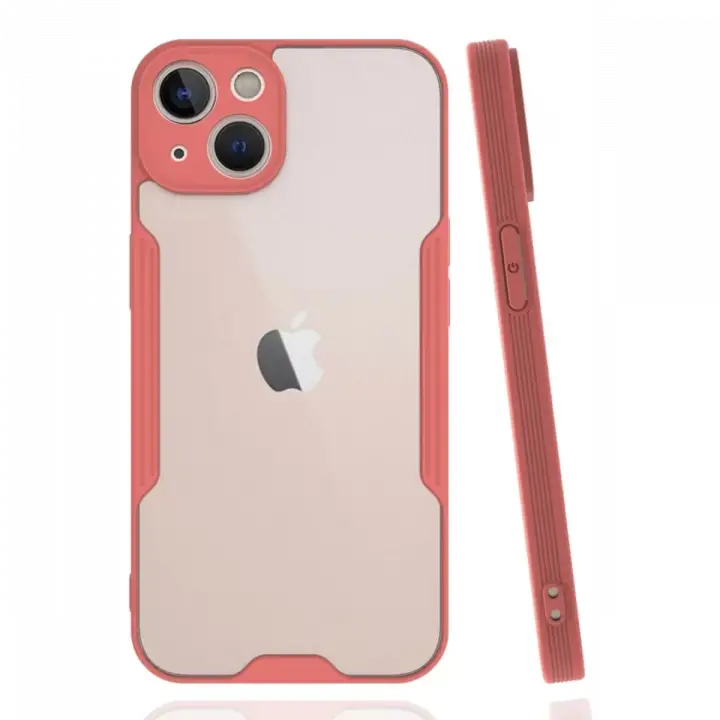 Newface Apple iPhone 14 Plus Kılıf Platin Silikon - Pembe