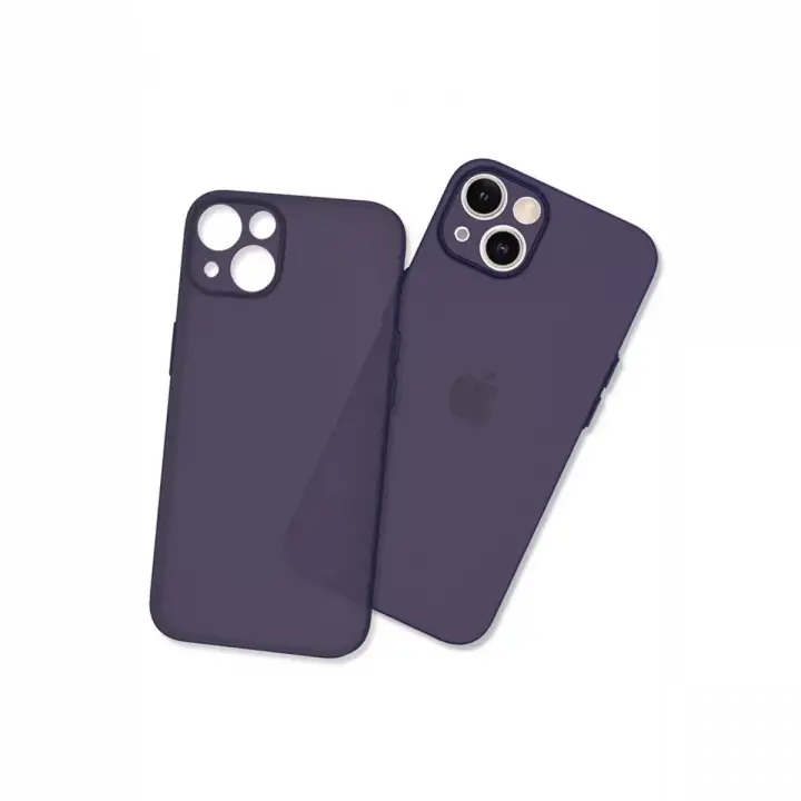 Newface Apple iPhone 14 Plus Kılıf Puma Silikon - Koyu Mor