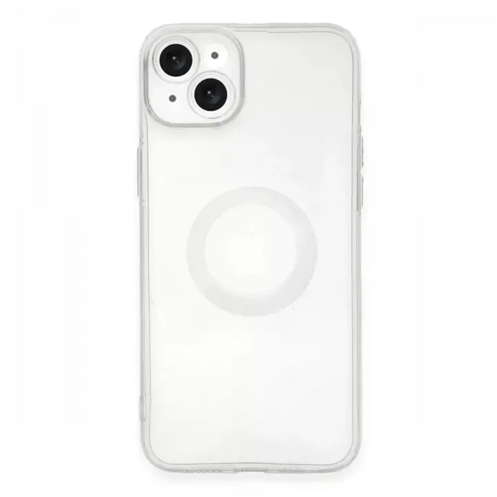 Newface iPhone 14 Plus Kılıf Santa Lens Silikon - Şeffaf