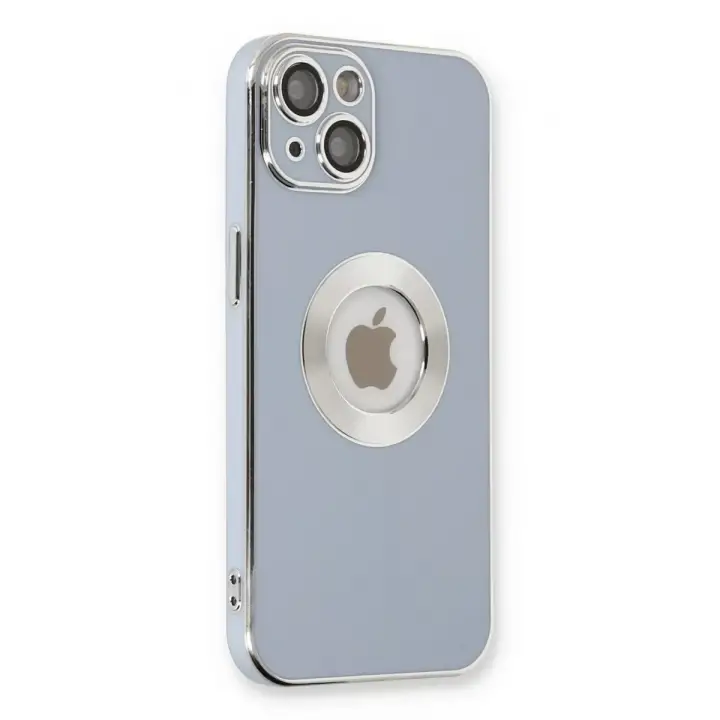 Newface Apple iPhone 14 Plus Kılıf Store Silikon - Sierra Blue