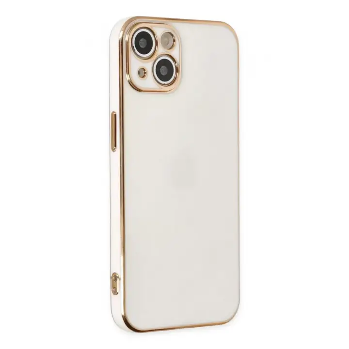 Newface Apple iPhone 14 Plus Kılıf Volet Silikon - Beyaz