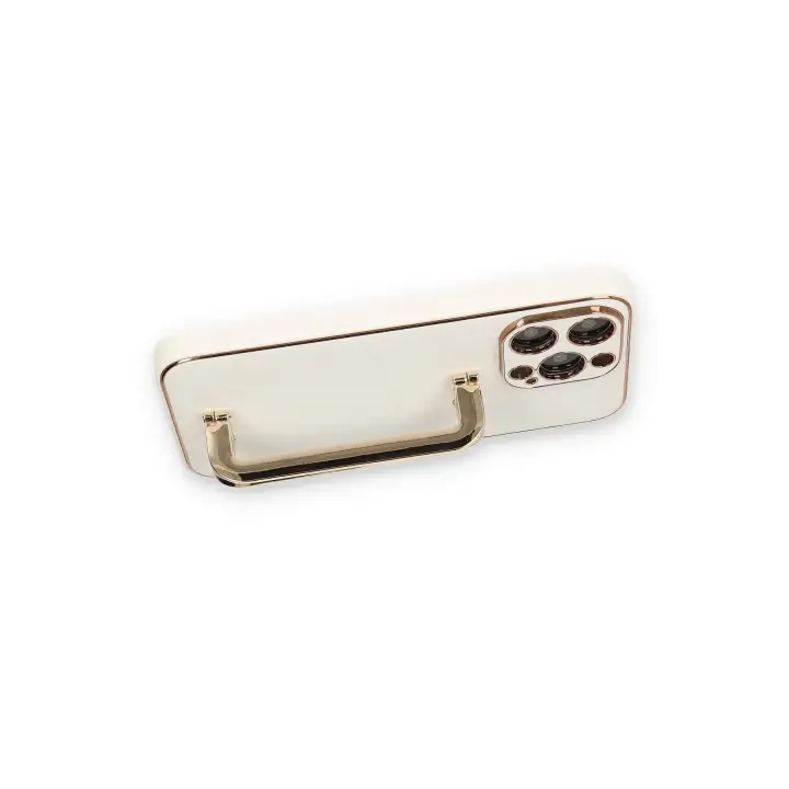 Newface iPhone 14 Pro Kılıf Coco Elit Kapak - Beyaz