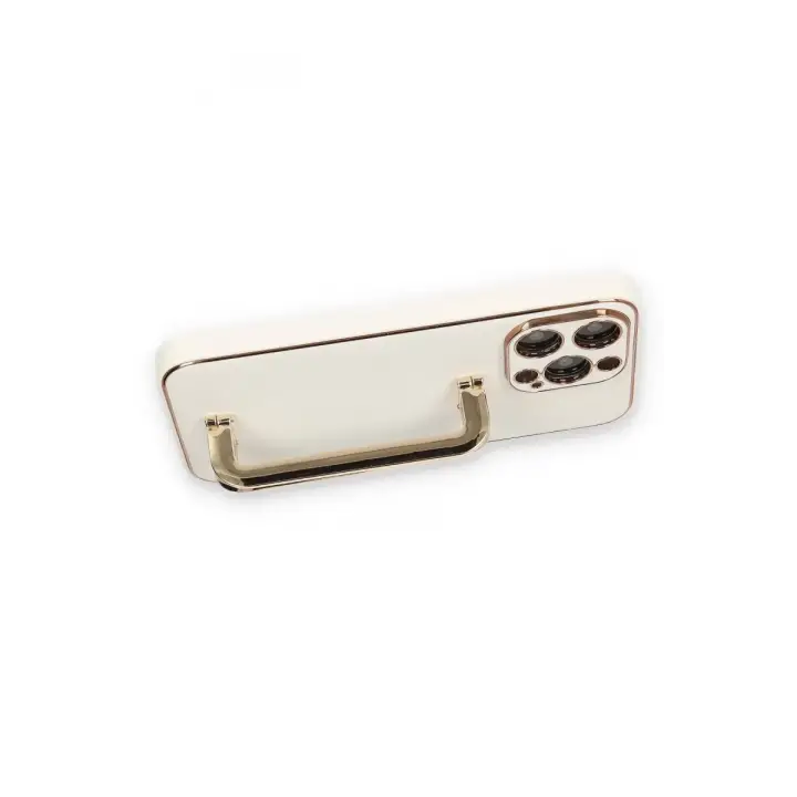 Newface Apple iPhone 14 Pro Kılıf Coco Elit Kapak - Beyaz
