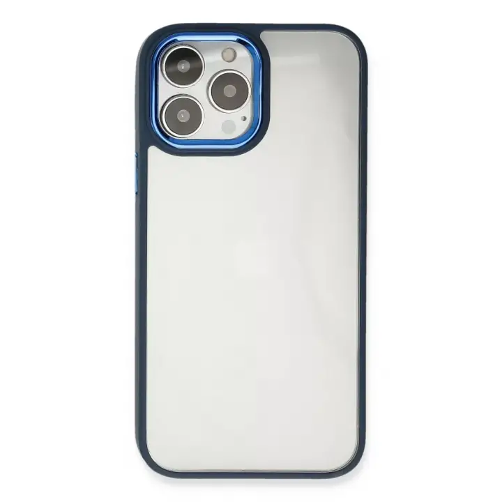 Newface Apple iPhone 14 Pro Kılıf Dora Kapak - Mavi