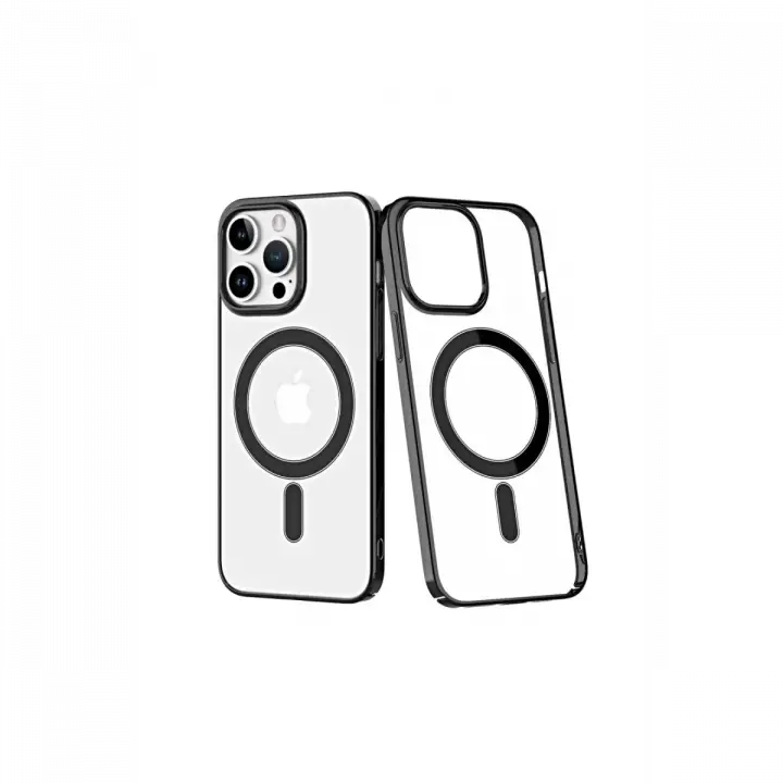 Newface iPhone 14 Pro Kılıf Element Magneticsafe Sert Kapak - Siyah