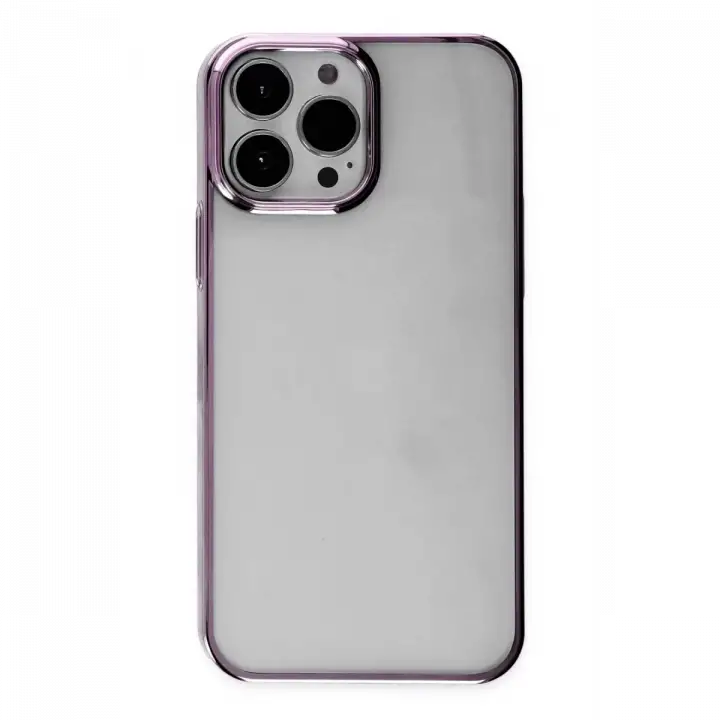 Newface Apple iPhone 14 Pro Kılıf Element Silikon - Lila