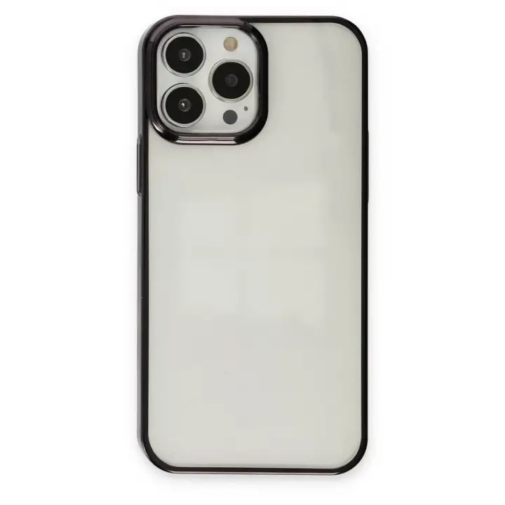 Newface Apple iPhone 14 Pro Kılıf Element Silikon - Siyah