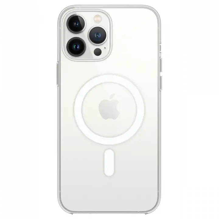 Newface iPhone 14 Pro Kılıf Magneticsafe Şeffaf Silikon - Şeffaf