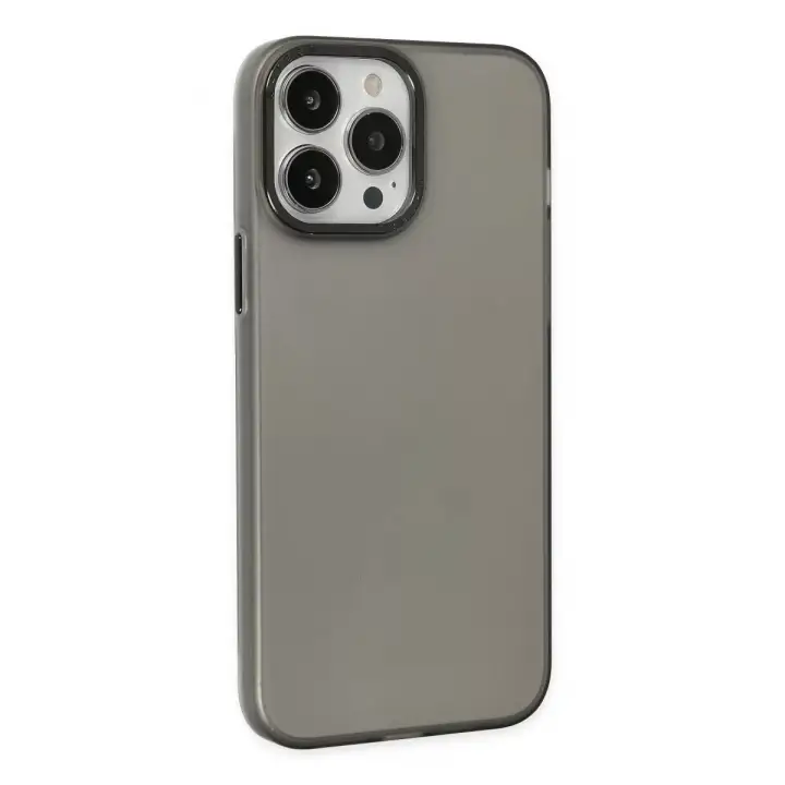 Newface Apple iPhone 14 Pro Kılıf Modos Metal Kapak - Siyah