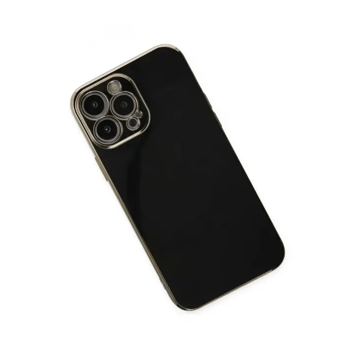 Newface Apple iPhone 14 Pro Kılıf Volet Silikon - Siyah