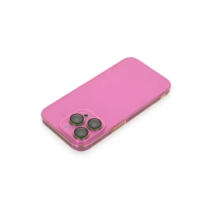 Newface Apple iPhone 14 Pro Max Kılıf Armada Lensli Kapak - Pembe