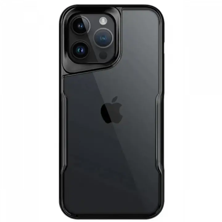 Newface Apple iPhone 14 Pro Max Kılıf Boyi Silikon Kapak - Siyah