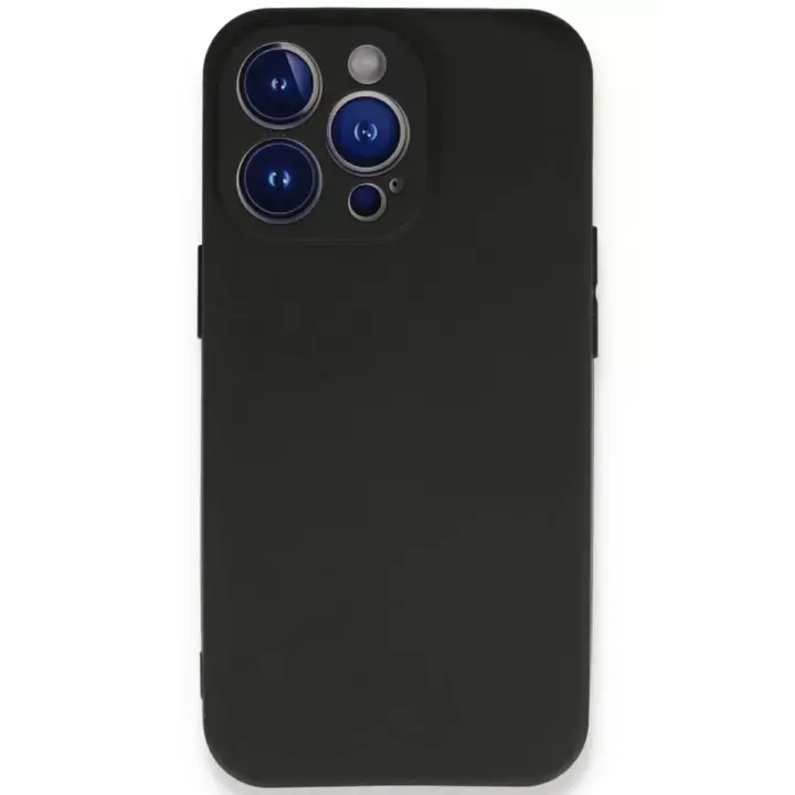 Newface Apple iPhone 14 Pro Max Kılıf First Silikon - Siyah