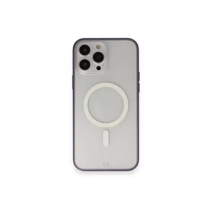 Newface Apple iPhone 14 Pro Max Kılıf Grand Magneticsafe Kapak - Mor