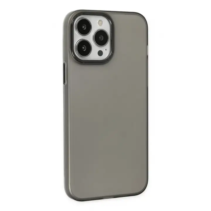 Newface iPhone 14 Pro Max Kılıf Modos Metal Kapak - Siyah