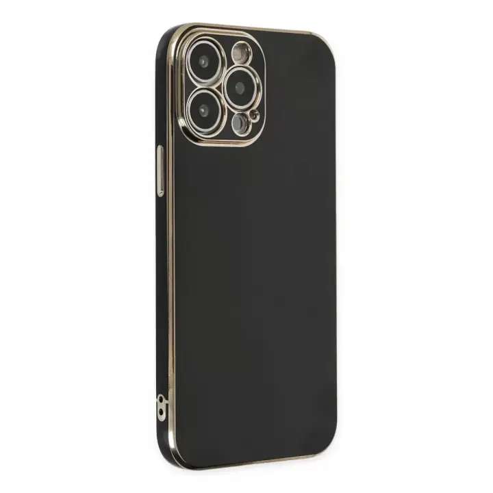 Newface Apple iPhone 14 Pro Max Kılıf Volet Silikon - Siyah
