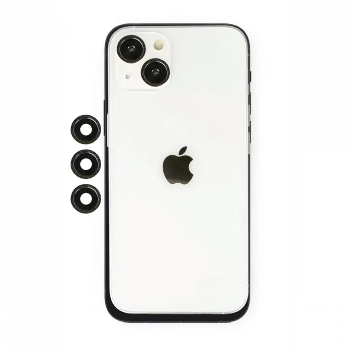 Newface iPhone 14 Shine Kamera Lens - Siyah
