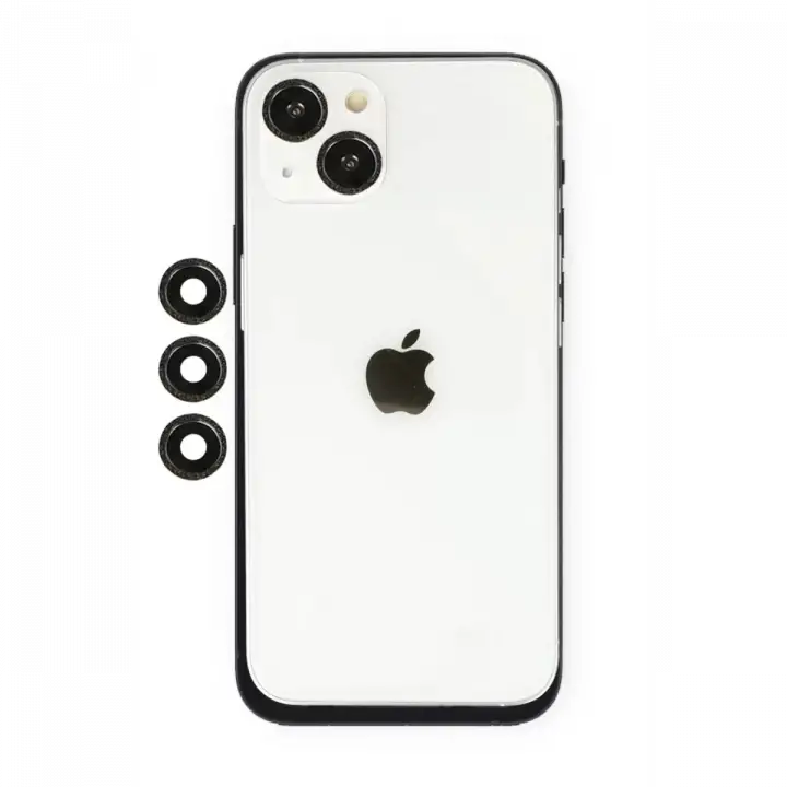 Newface iPhone 14 Shine Kamera Lens - Siyah