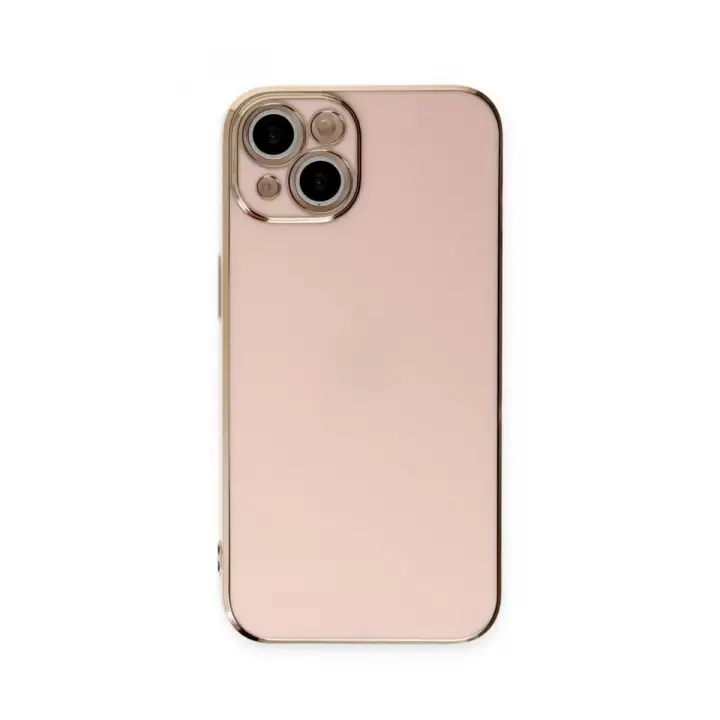 Newface Apple iPhone 15 Kılıf Volet Silikon - Pembe