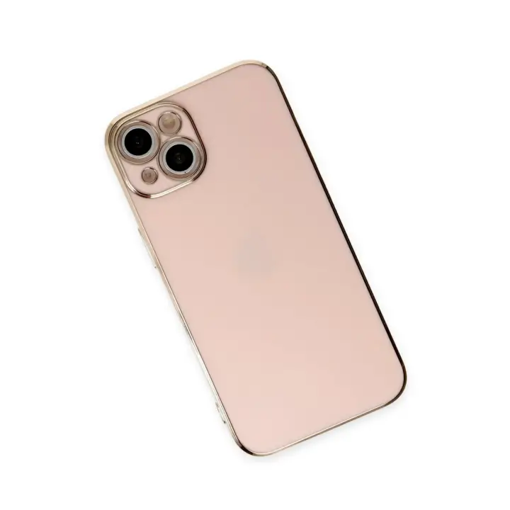 Newface iPhone 15 Kılıf Volet Silikon - Pembe