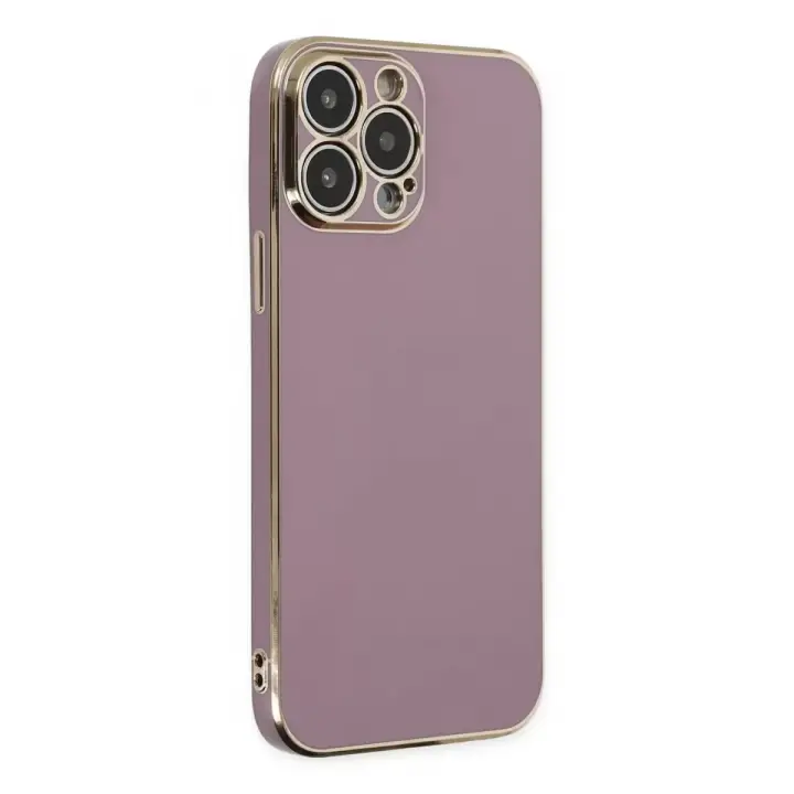 Newface Apple iPhone 15 Pro Max Kılıf Volet Silikon - Mor
