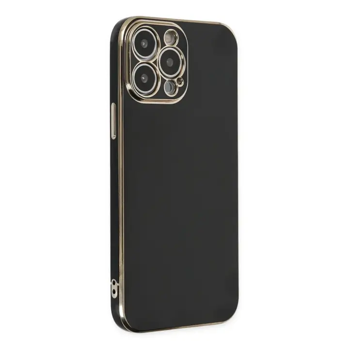 Newface iPhone 15 Pro Max Kılıf Volet Silikon - Siyah