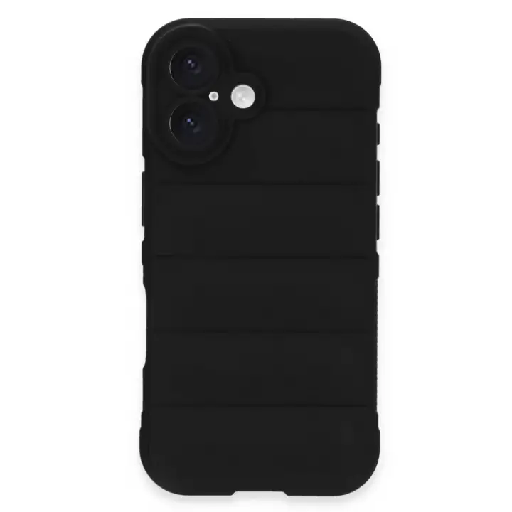 Newface Apple iPhone 16 Kılıf Optimum Silikon - Siyah