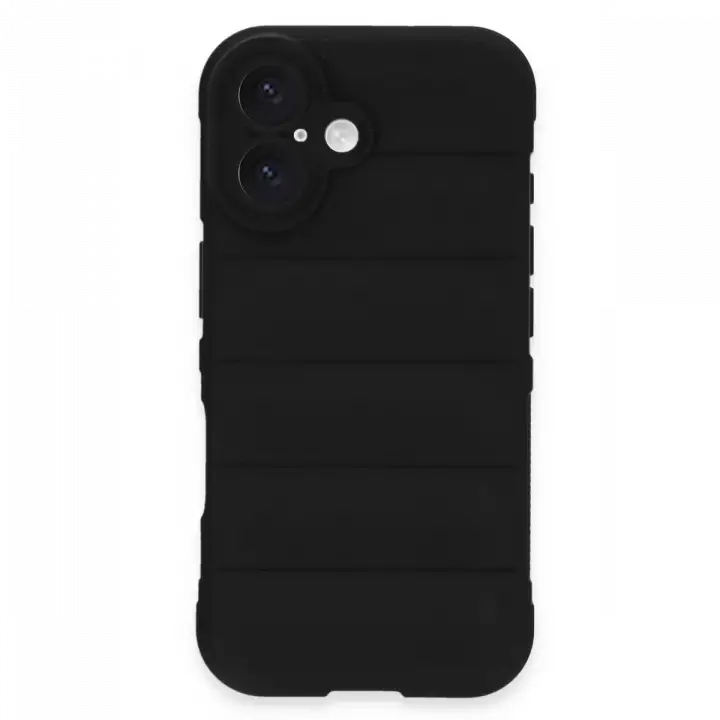 Newface Apple iPhone 16 Kılıf Optimum Silikon - Siyah