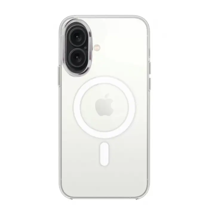 Newface Apple iPhone 16 Kılıf Pc Real Magsafe Kapak - Şeffaf