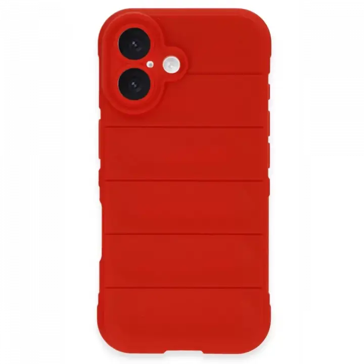 Newface Apple iPhone 16 Plus Kılıf Optimum Silikon - Kırmızı